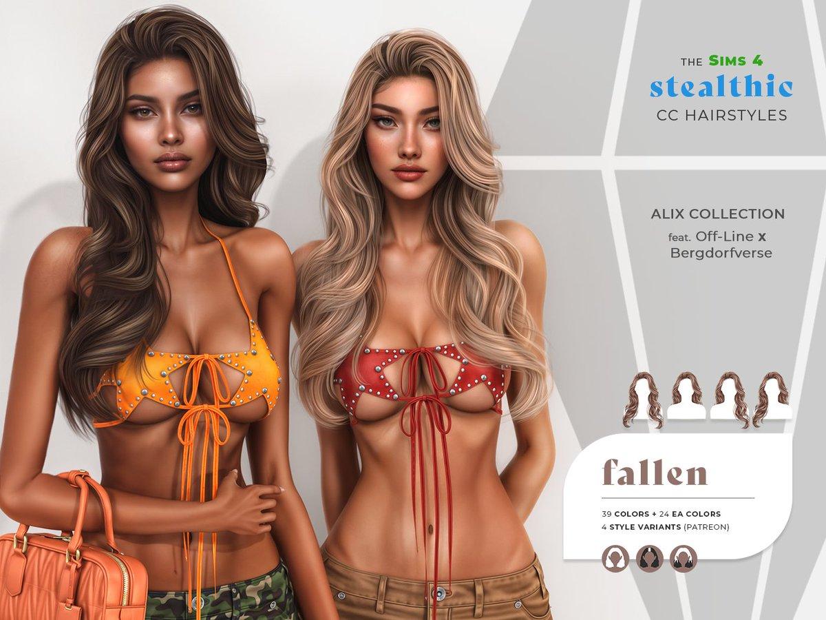 Женская прическа "Fallen Hair"