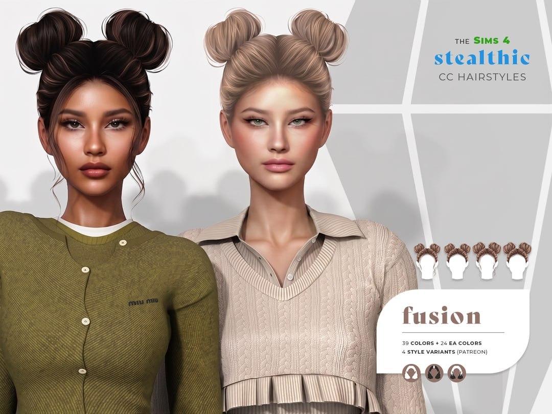 Женская прическа "Fusion Hair"