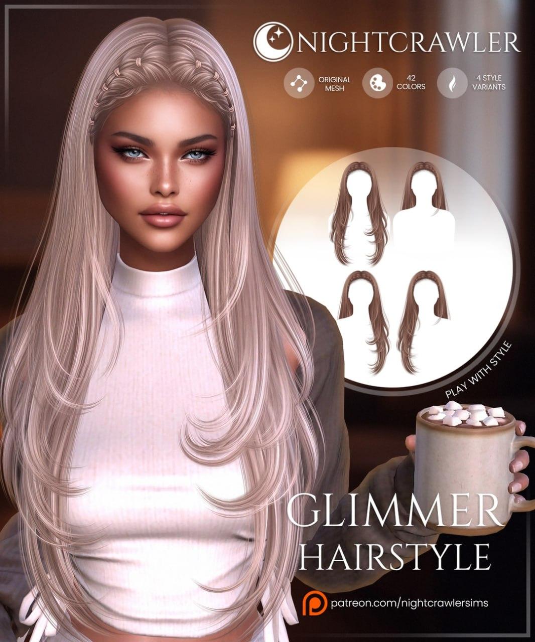 Женская прическа "GLIMMER HAIR"