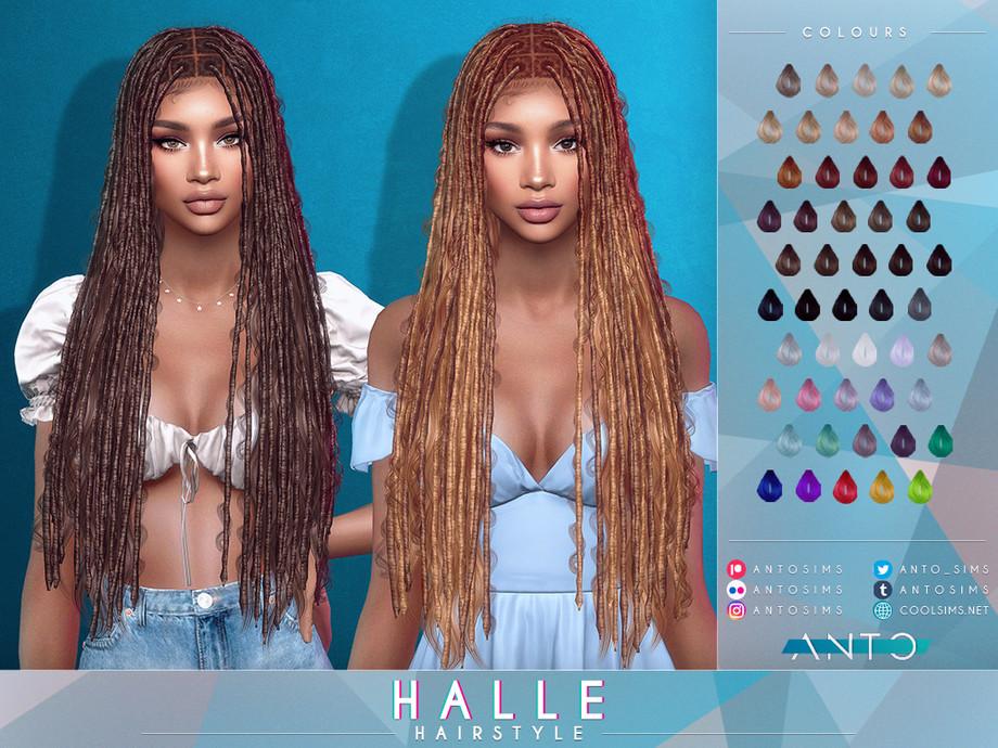 Женская прическа "Halle Hairstyle"
