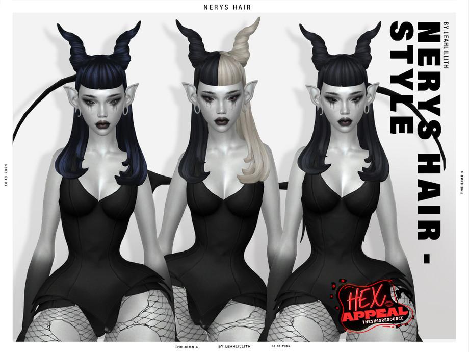 Женская прическа "Hex Appeal Nerys Horns Updo Hairstyle"