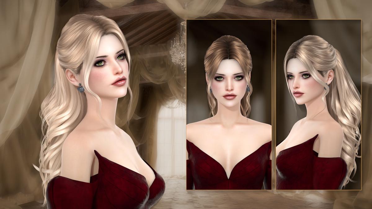 Женская прическа "Jessica Hairstyle"