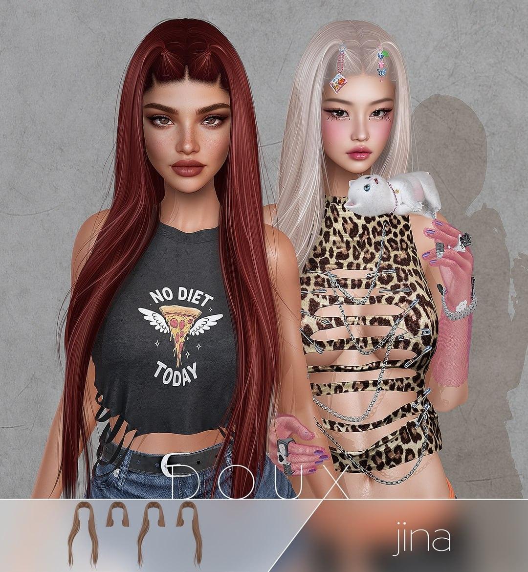 Женская прическа "Jina Hairstyle"
