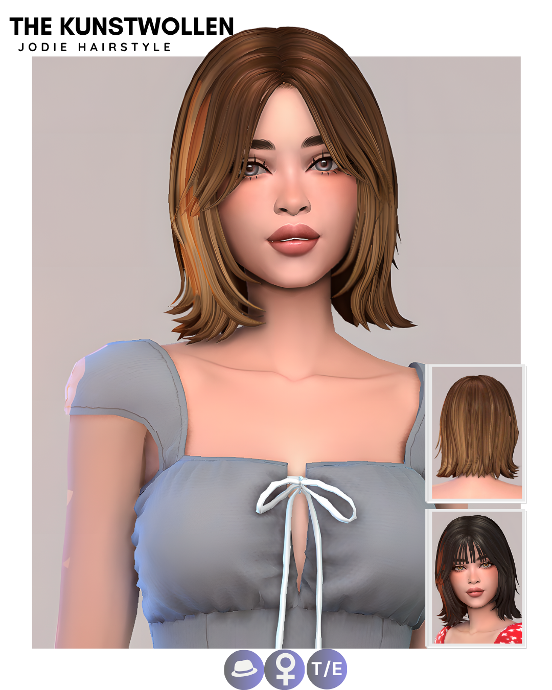 Женская прическа "Jodie hair set"