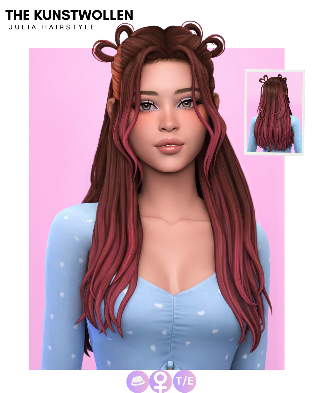Женская прическа "Julia hairstyle"