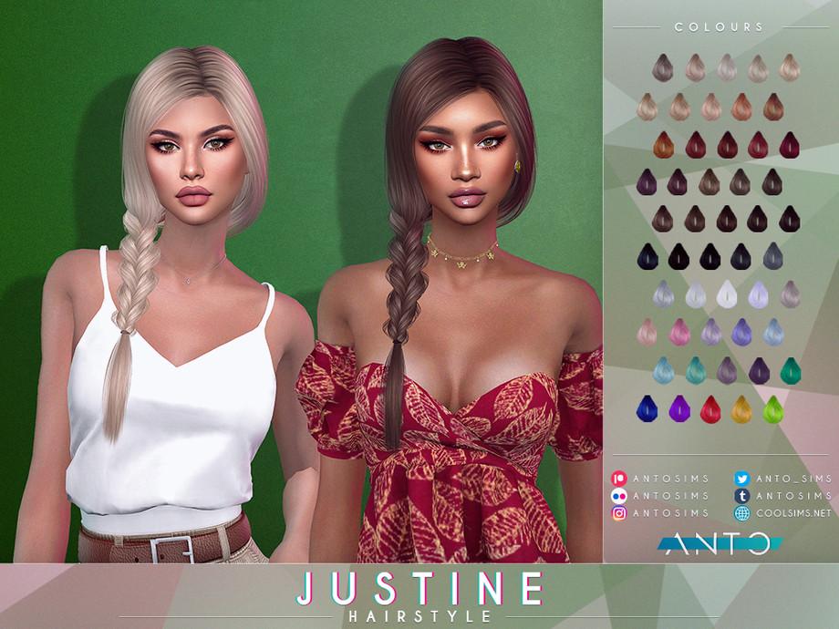 Женская прическа "Justine Hairstyle"