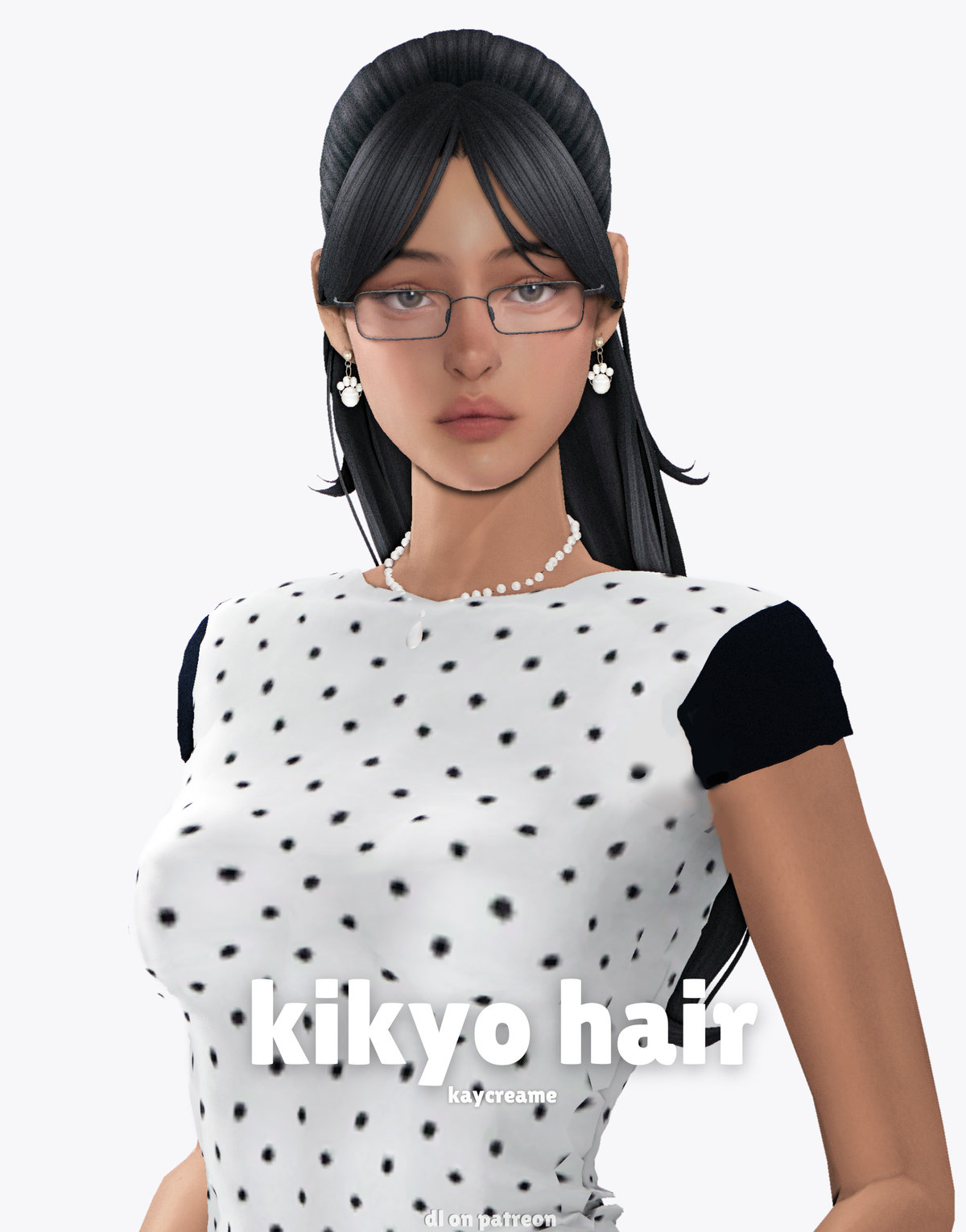 Женская прическа "kikyo hair"