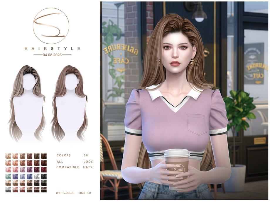 Женская прическа "LONG FLOWING HAIR"