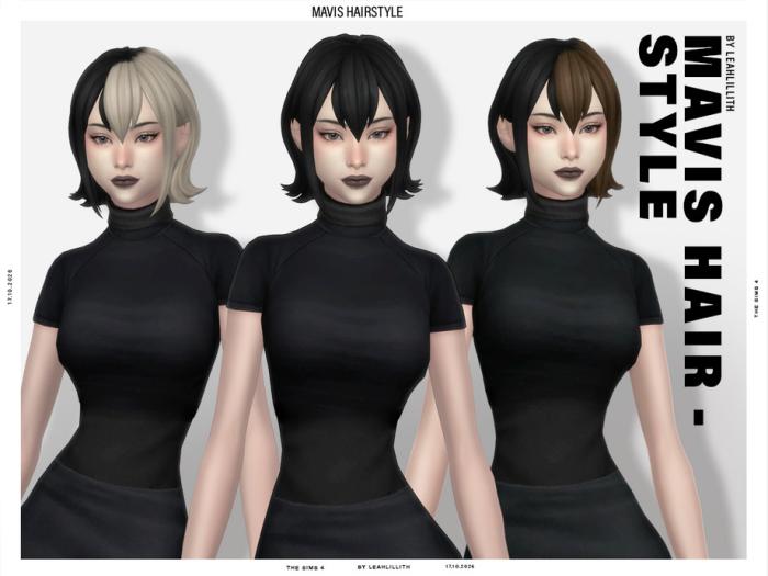 Женская прическа "Mavis Bob with Pointy Bangs Hairstyle"
