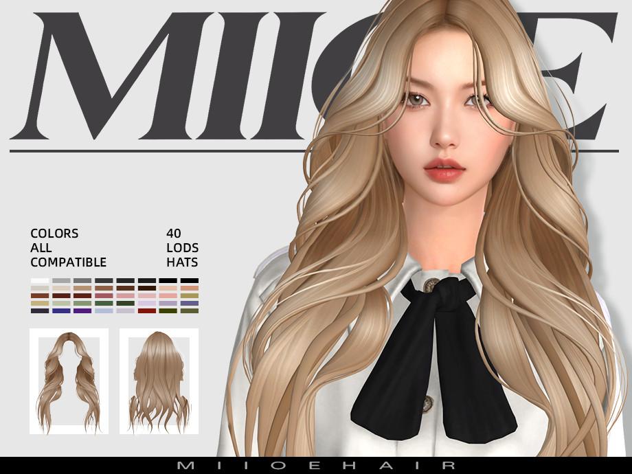Женская прическа "MIIOE-Curly long hair"