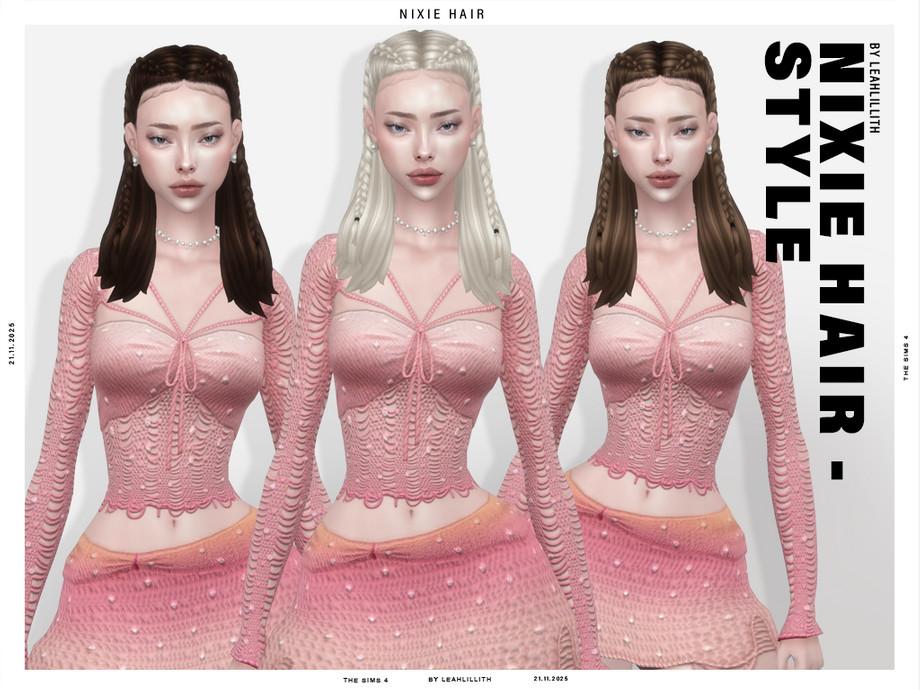 Женская прическа "Nixie Braided Half Up Hairstyle"
