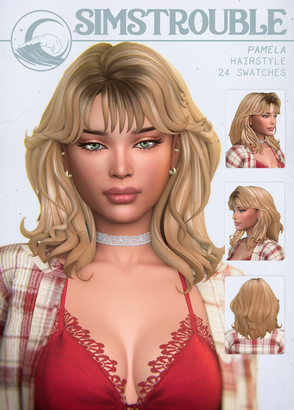 Женская прическа "Pamela Hairstyle"
