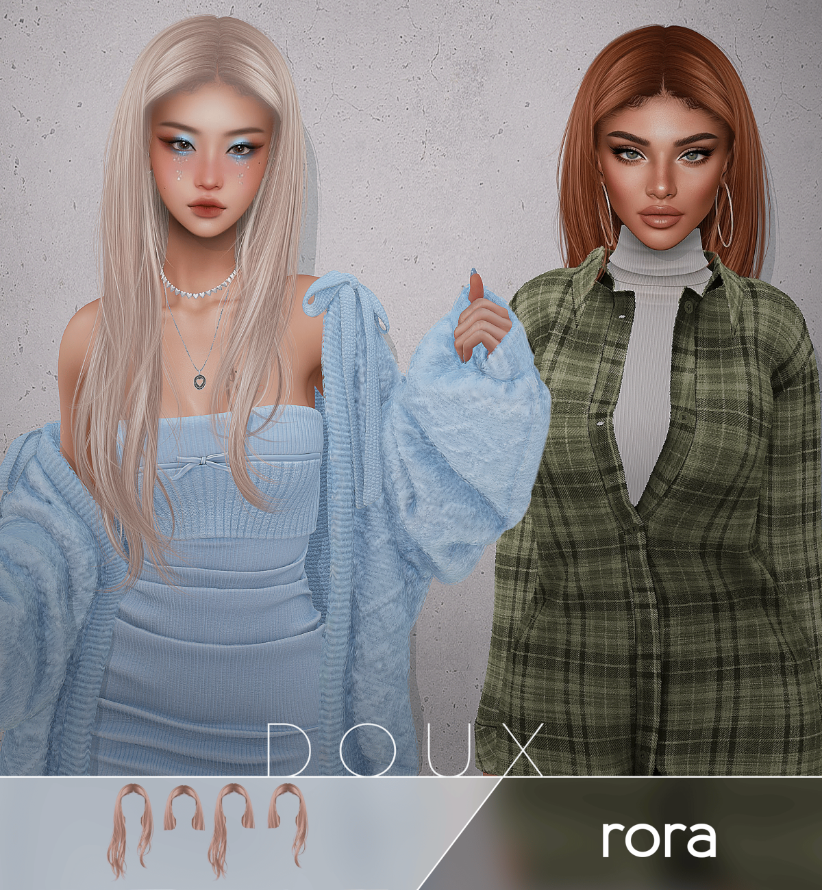 Женская прическа "Rora Hairstyle"