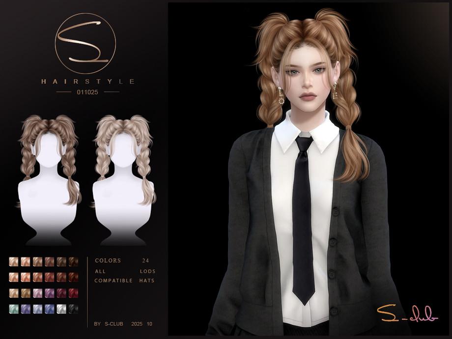 Женская прическа "S-Club_011025_Doublebraids Hairstyle"