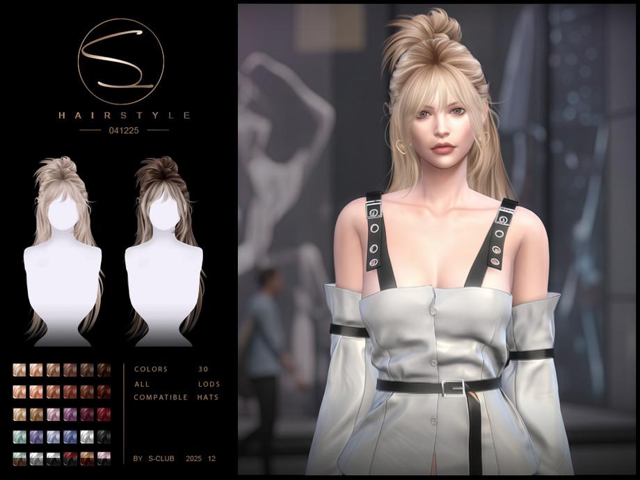 Женская прическа "S-CLUB_040126_Retro ponytail hairstyles"