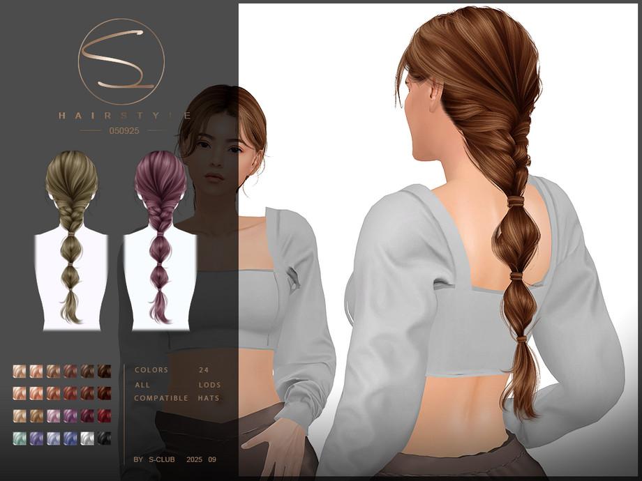 Женская прическа "S-CLUB_050925_ Braid hairstyle"