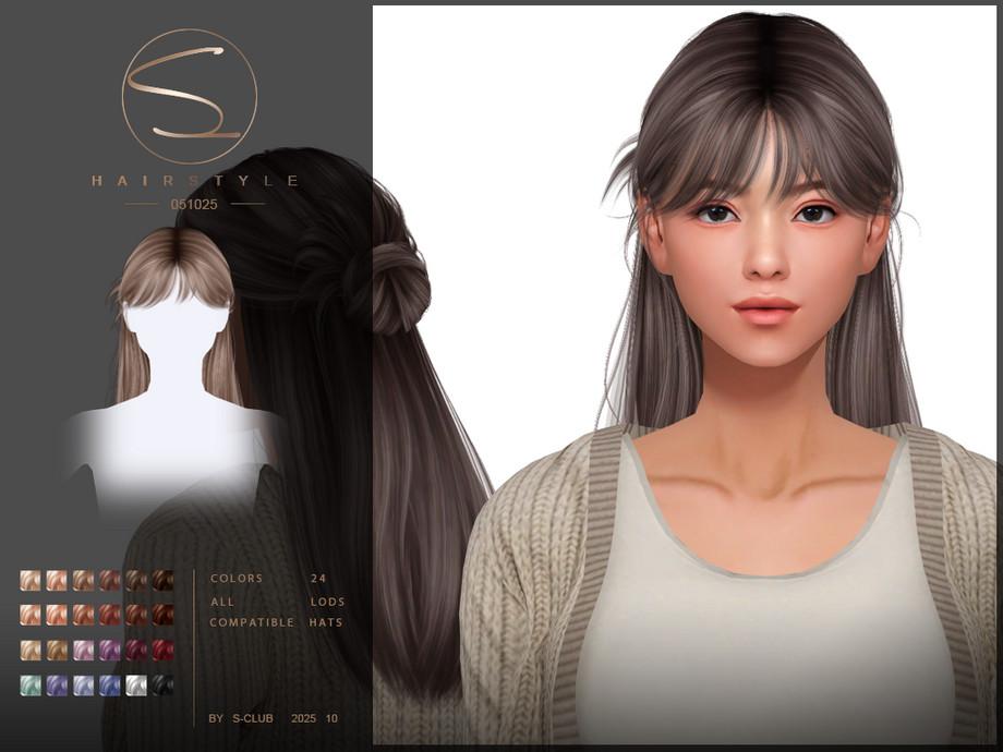 Женская прическа "S-Club_051025_ cute long hairstyle"