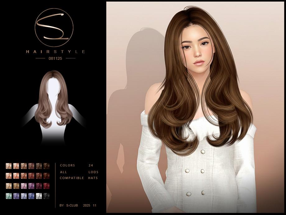 Женская прическа "S-Club_081125_ long wavy hairstyle"
