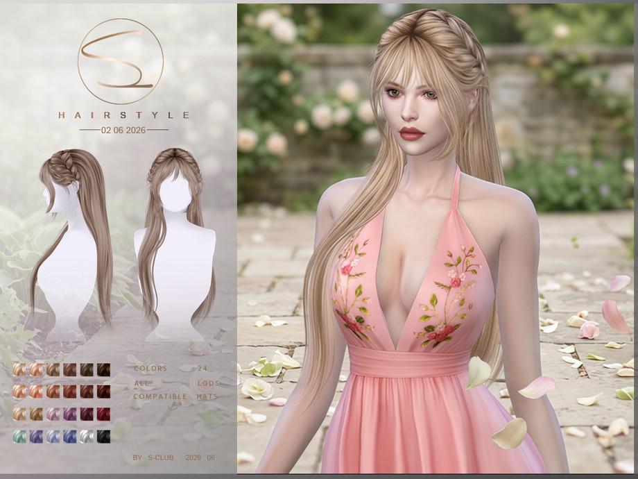 Женская прическа "S-CLUB BRAID LONG HAIRSTYLE"