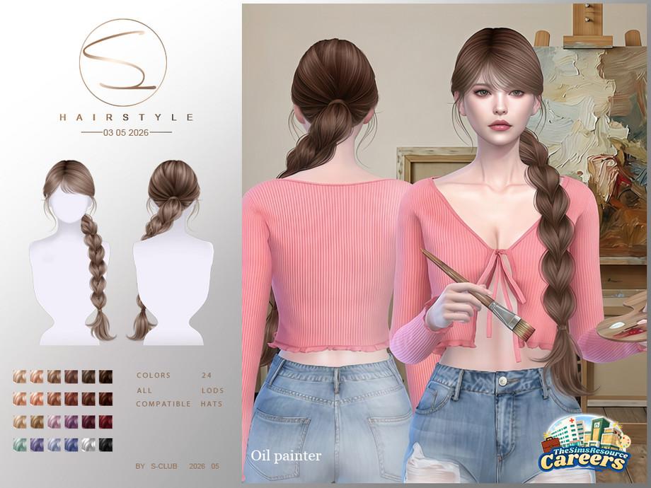 Женская прическа "S-CLUB BRAIDS HAIRSTYLE-Careers Collection"