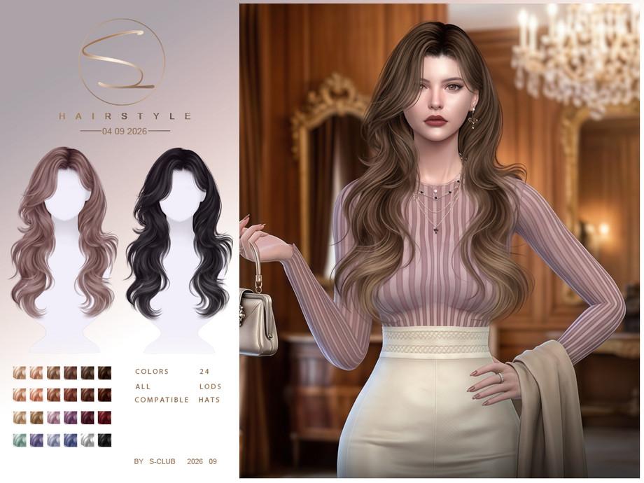 Женская прическа "S-CLUB Wavy curls hair"