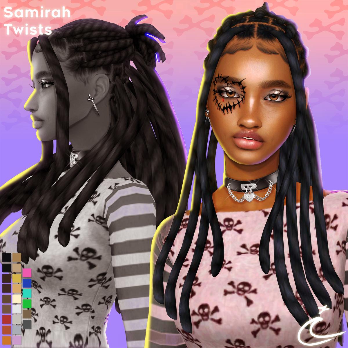 Женская прическа "SAMIRAH TWISTS"
