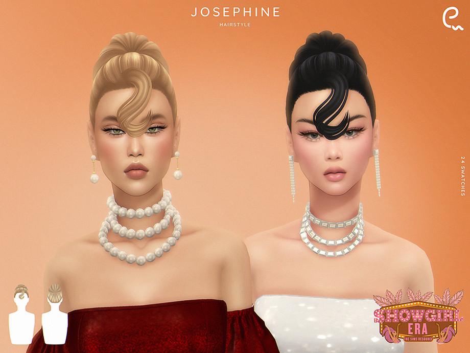 Женская прическа "Showgirl Era - Josephine Hairstyle"