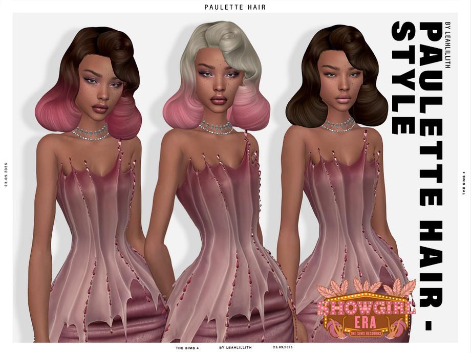 Женская прическа "Showgirl Era Paulette Hairstyle"