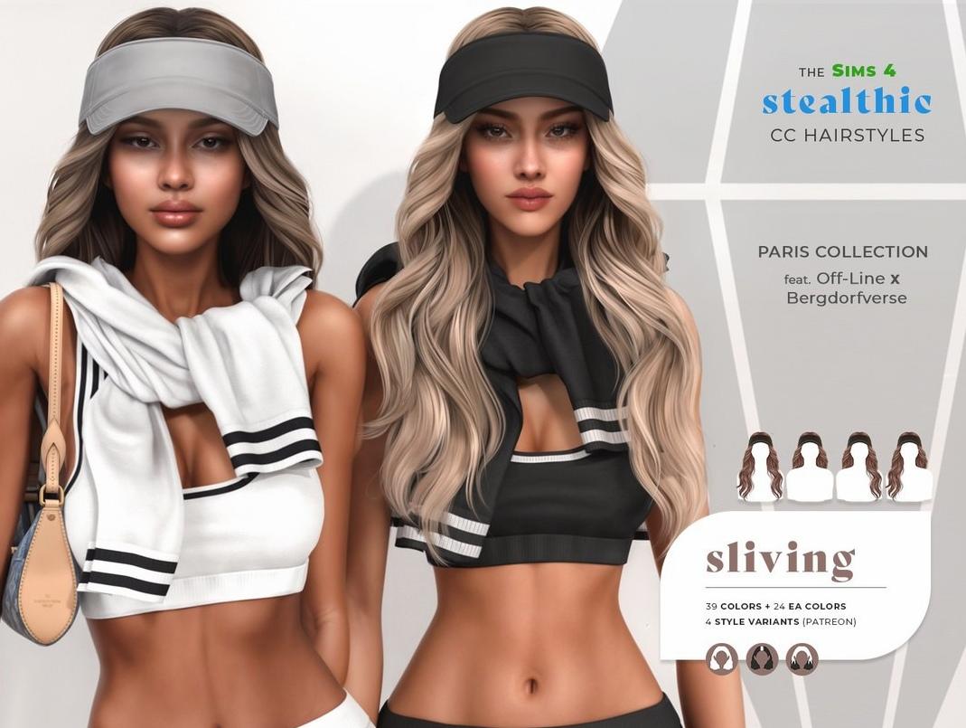 Женская прическа "Sliving Hair"