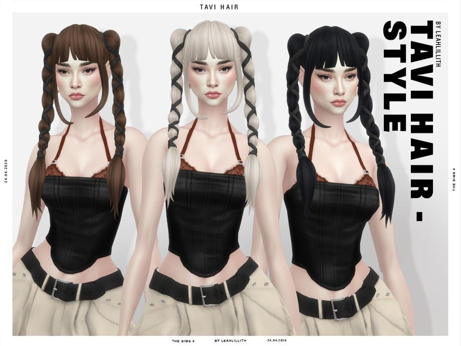 Женская прическа "Tavi Bubble Ponytails Hairstyle"
