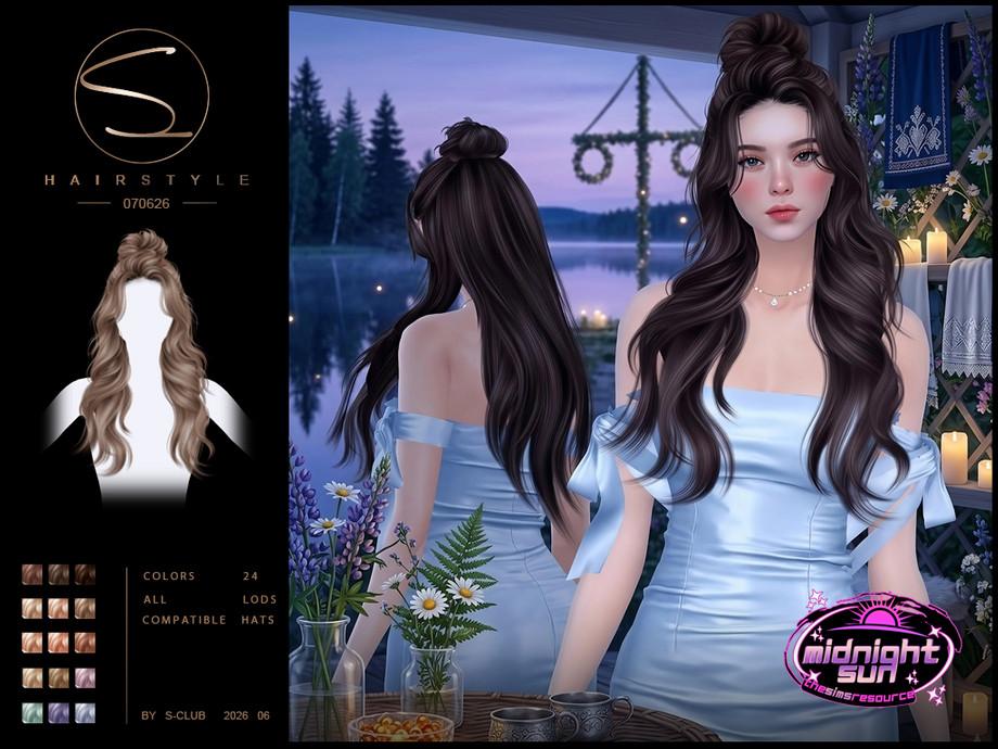 Женская прическа "UPDO WAVY LONG HAIRSTYLE MidnightSun"