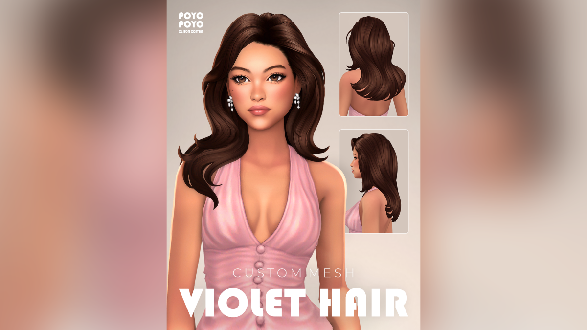 Женская прическа "VIOLET HAIR"
