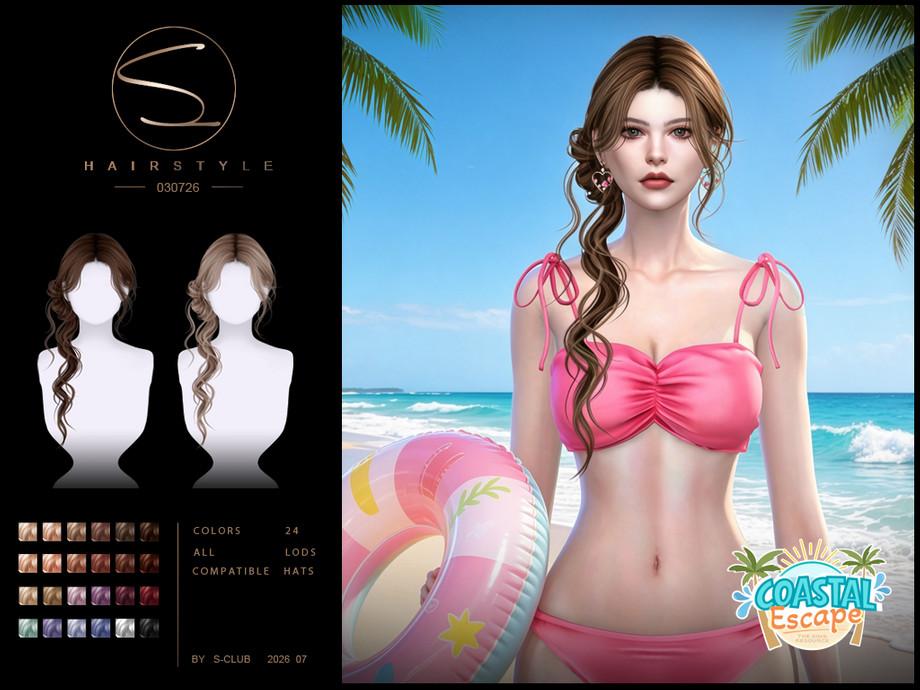 Женская прическа "WET HAIRSTYLE Coastal Escape"