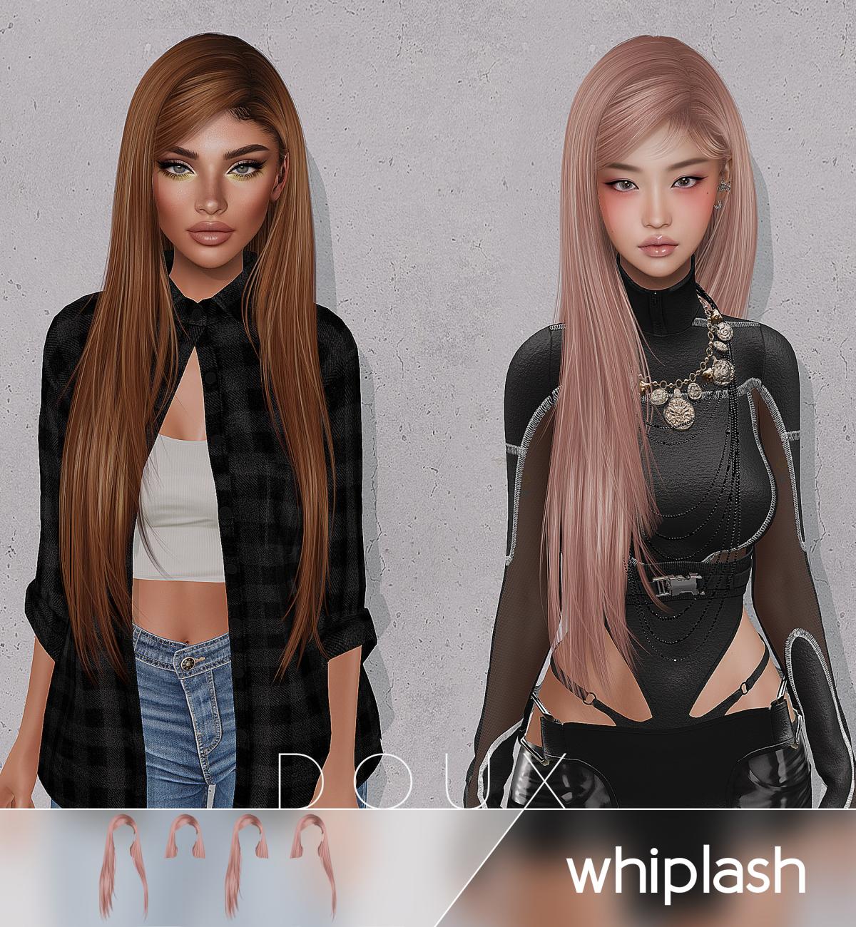 Женская прическа "Whiplash Hairstyle"