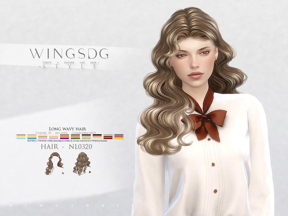 Женская прическа "WINGS-NL0320-Long wavy hair"