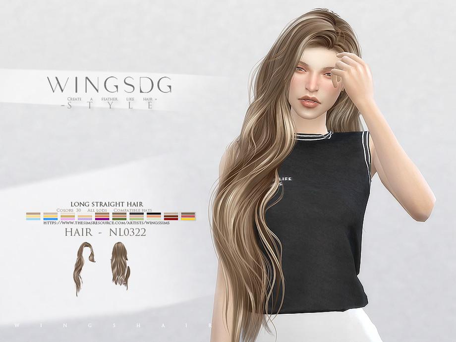 Женская прическа "WINGS-TF0322-Long curls with bun"