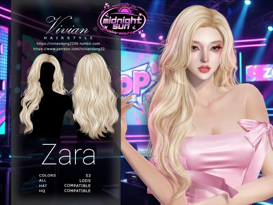 Женская прическа "Zara"