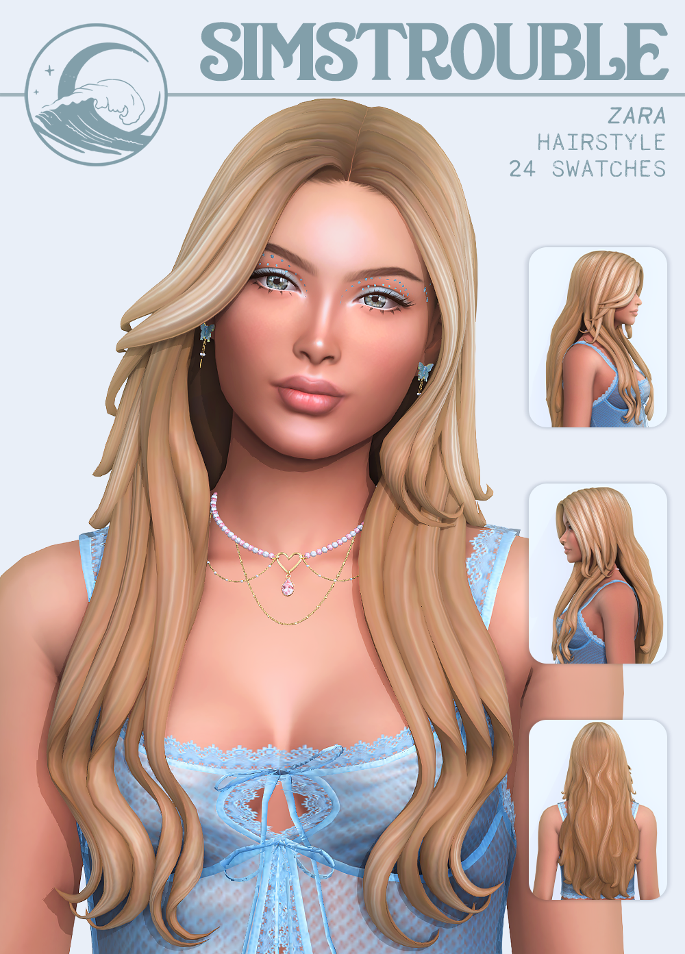 Женская прическа "Zara Hairstyle Set"