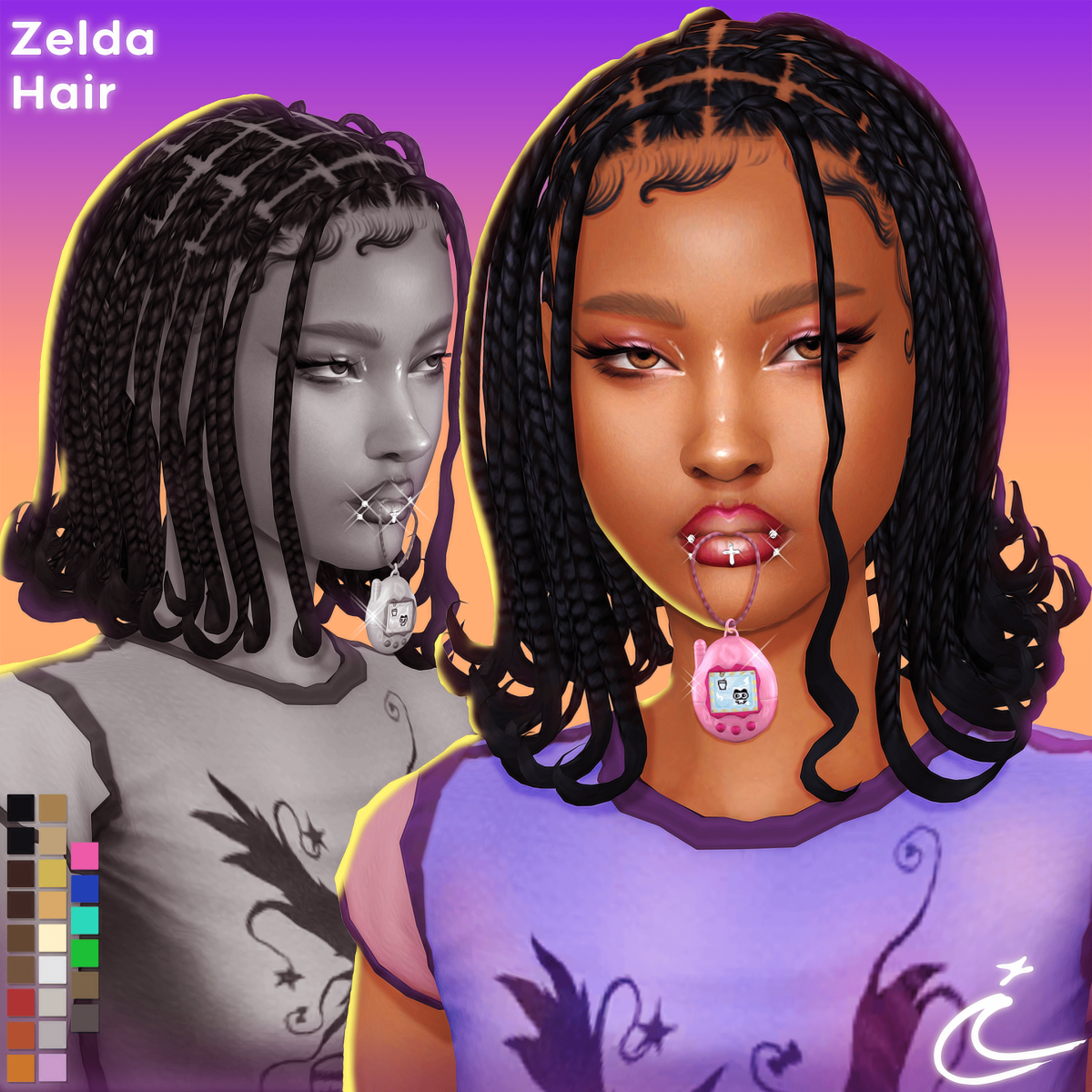 Женская прическа "ZELDA HAIR"
