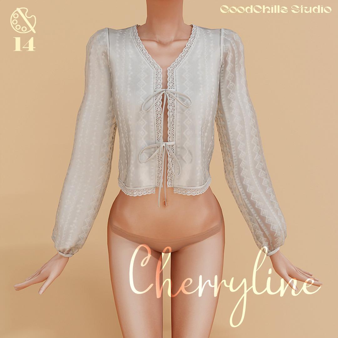 Женская рубашка "Cherryline Lace Tie Front"