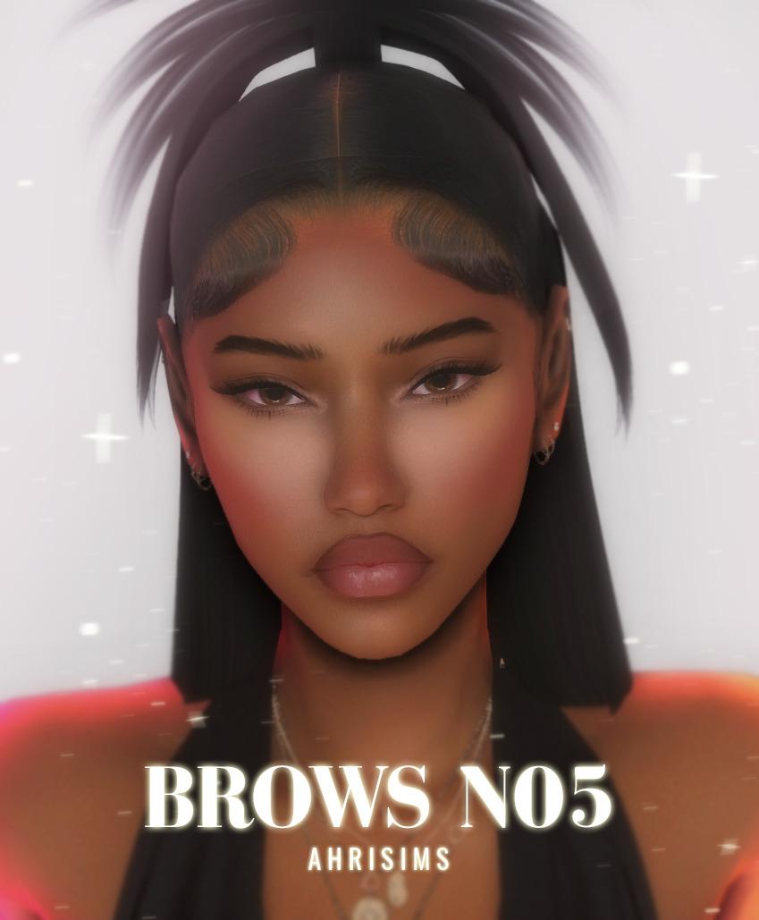 Женские брови "eyebrows n05"