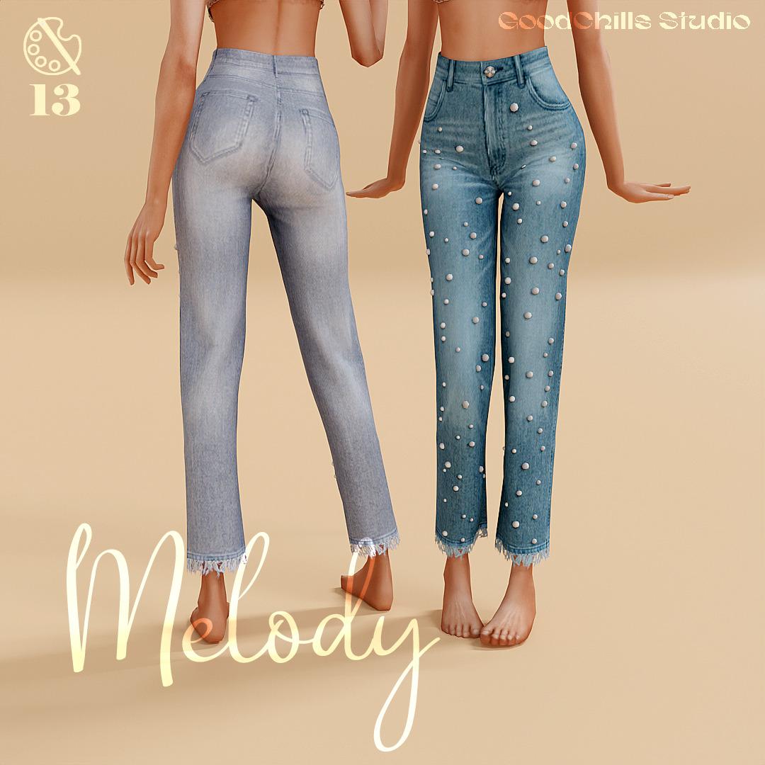 Женские джинсы "Melody Pearl Embellished"