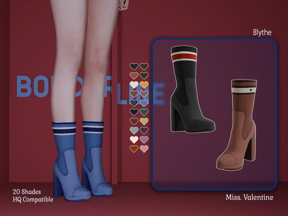 Женские сапожки "Blythe boots with socks"