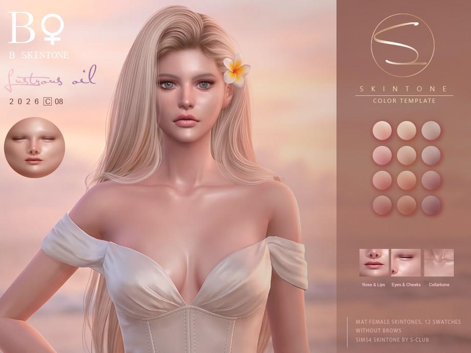 Женский скинтон "S-CLUB FEMALE SKINTONES Lustrous Oil"