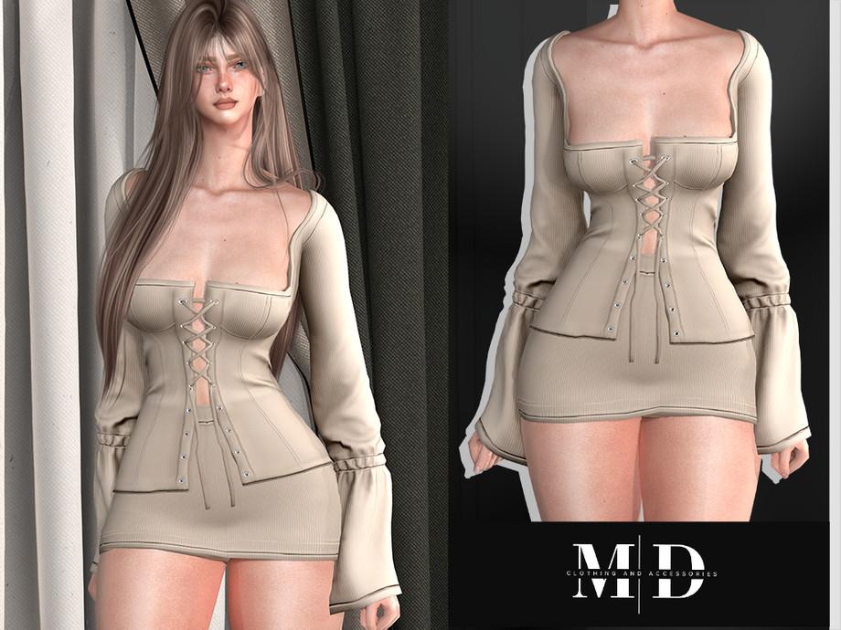 Женственный комплект для симочек "Alba clothing set"