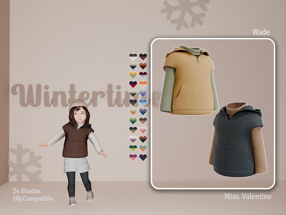 Жилет с водолазкой для тоддлеров "Wade fleece hoddie with turtleneck"