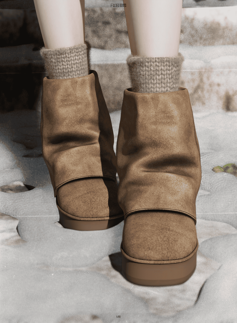 Зимние ботинки для симочек "Folded Boots"